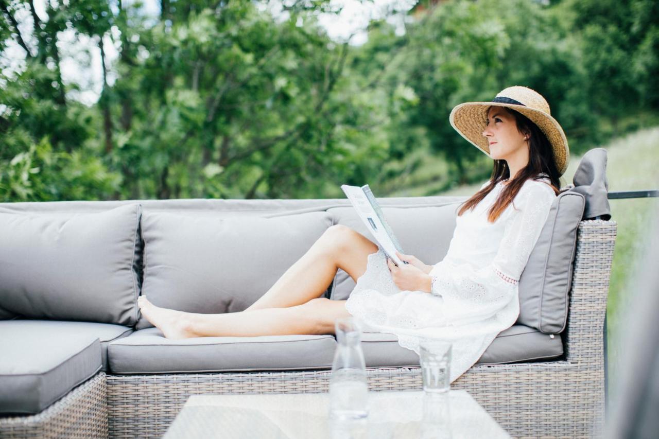 Boutique Apartment Sonnenhang - Incl Rooftop Spa ฟลีส ภายนอก รูปภาพ